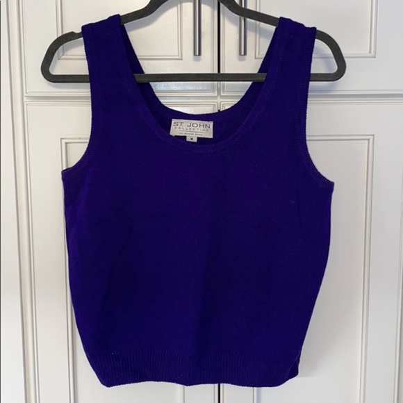 St. John Tops - St. John VINTAGE Purple Knit Top